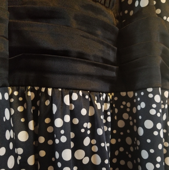 Le Chateau XL halter black & white dress - Picture 4 of 6